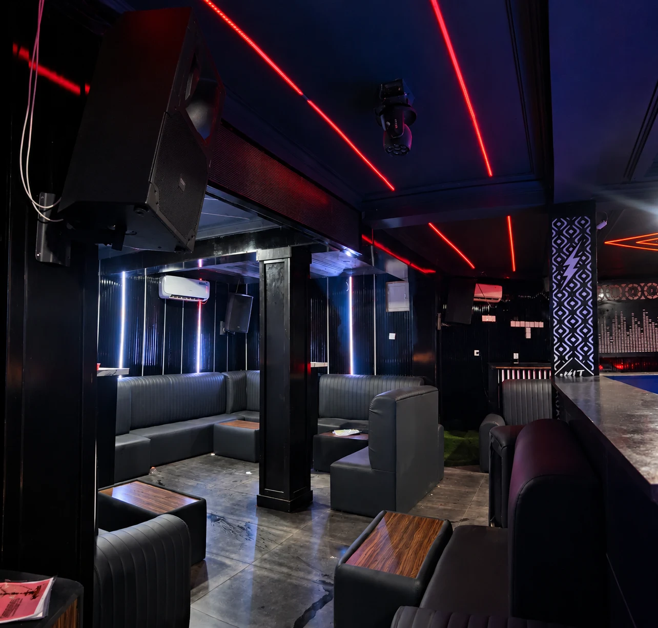 Lounge seating at Asabana