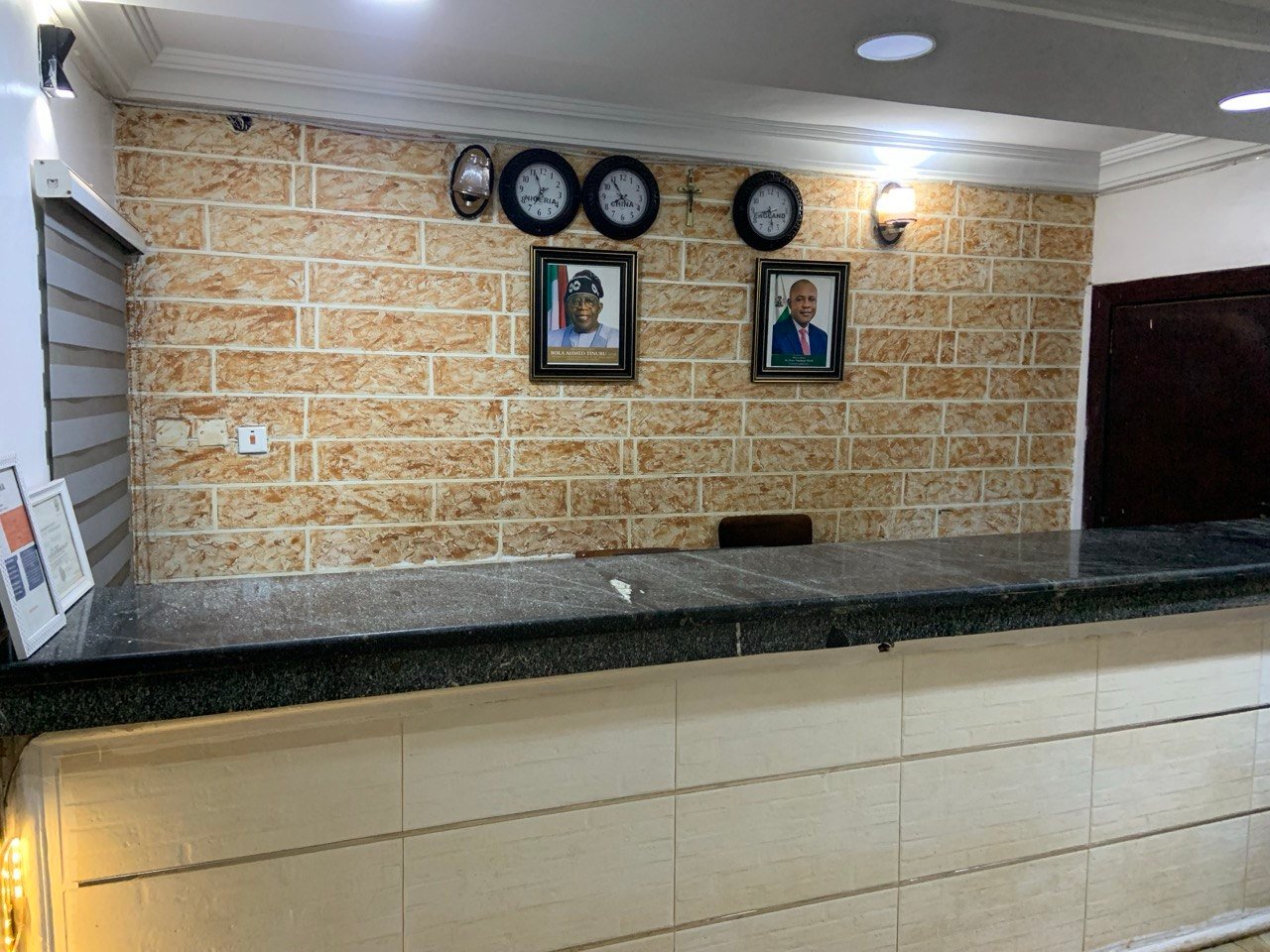 Asabana Suites and Hotel Nsukka reception area